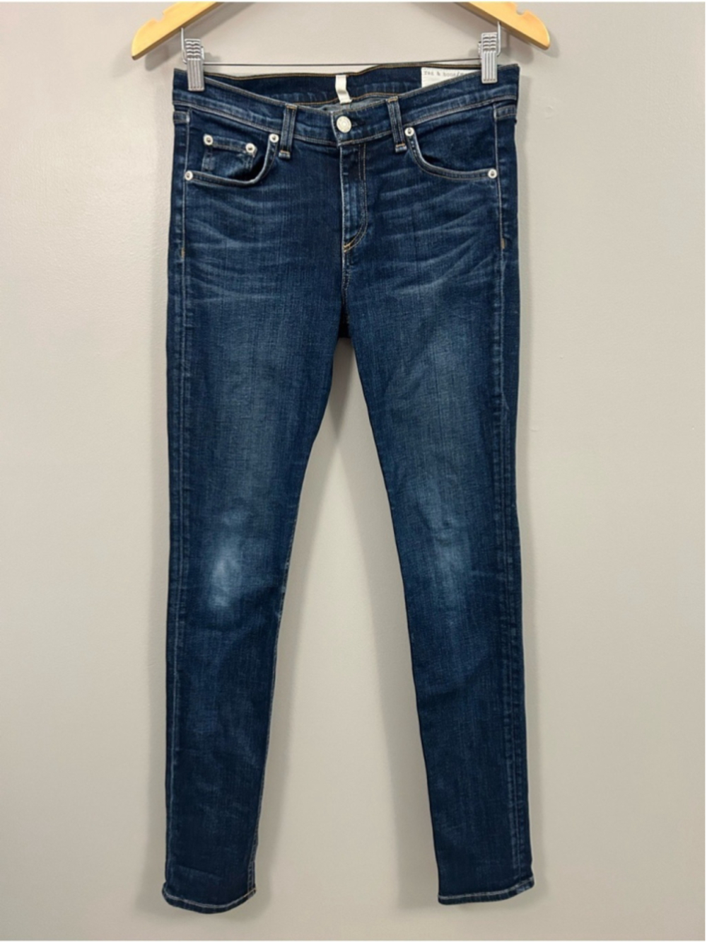 Rag & Bone Colour Wonderland Dark Blue Women's Skinny Jeans Size 29